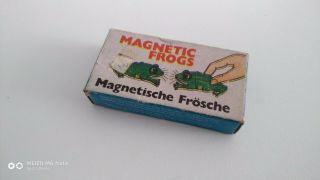 Magnetic Frogs Toy Vintage Kissing Frog 1970 
