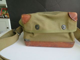 VTG WWII US CS - 76 - B Signal Corps Bag For The RM - 29 Remote Control Unit 2