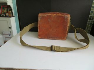 VTG WWII US CS - 76 - B Signal Corps Bag For The RM - 29 Remote Control Unit 4