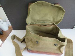 VTG WWII US CS - 76 - B Signal Corps Bag For The RM - 29 Remote Control Unit 7