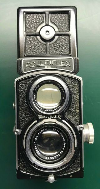 Rolleiflex - rare 4x4 Sports Rolleiflex,  4RF - 430,  9/10,  with case. 3