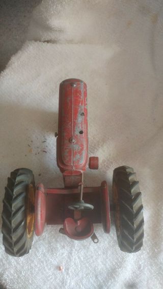 Massey Harris Vintage Farm Tractor,  shovel & wagon. 4