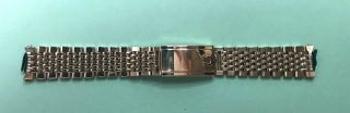 18 Mm Vintage Omega Bracelet No 12 With14k Gold Filled And Stainless Steel