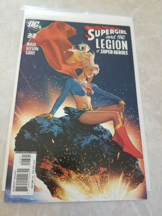 Supergirl And The Legion Of - Heroes 23 Hughes Variant 9.  6 (not Cgc) Rare
