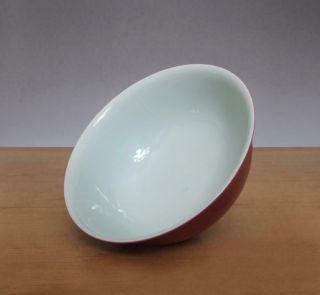 Antique Chinese Rose Red Glaze Porcelain Bowl Yongzheng Signed 3