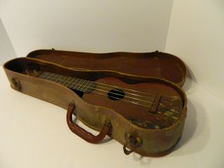 Vintage Ukulele C.  F.  Martin W/case Parts - Repair