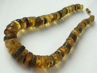 Natural Vintage Amber Beads Antique Baltic Old Necklace 97 gr 2