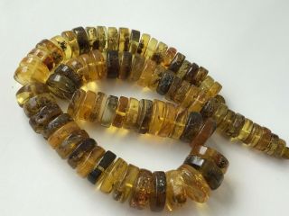 Natural Vintage Amber Beads Antique Baltic Old Necklace 97 gr 6