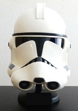 Star Wars Master Replicas Sw - 144 Clone Trooper Helmet Bust Figure Statue Le Rare
