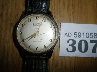 Vintage 34 Jewel Helvetia Swiss Watch