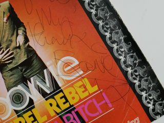 David Bowie SIGNED single Rebel Rebel 1974 rare memorabilia autograph 2