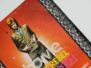 David Bowie SIGNED single Rebel Rebel 1974 rare memorabilia autograph 3