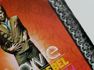 David Bowie SIGNED single Rebel Rebel 1974 rare memorabilia autograph 4
