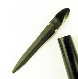 Rare & Early C.  1900 ' s J.  G.  Rider Fountain Pen in Silver on Black Hard Rubber 6