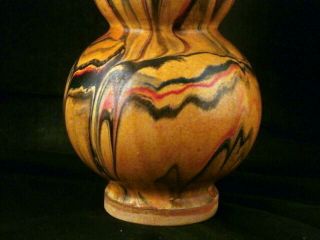 7.  1 Inches Chinese Ming Dy Mixed Glaze Porcelain Gourd Vase M015 3