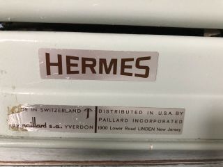 JACK KEROUAC VINTAGE HERMES 3000 PORTABLE TYPEWRITER SWITZERLAND SEAFOAM GREEN 2