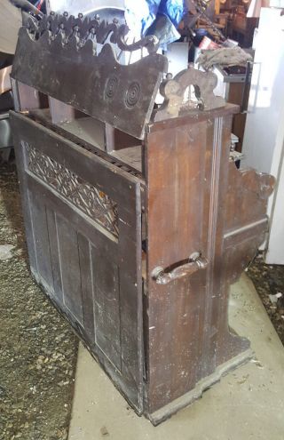 Antique Weaver & Piano Co Wooden Pump Organ Viola Echo Dulcet Stops 6