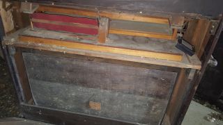 Antique Weaver & Piano Co Wooden Pump Organ Viola Echo Dulcet Stops 8