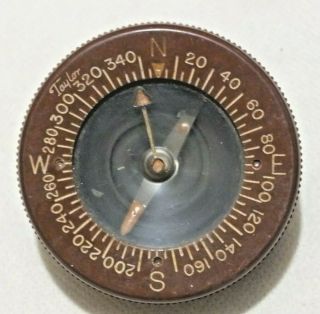 Taylor Wwii U.  S.  Army Wrist Compass,  Rochester Ny