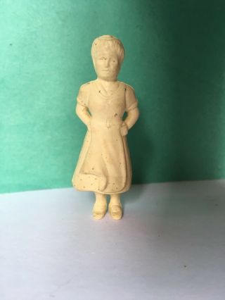 Marx Figure Lady With Apron To Vintage Play Set