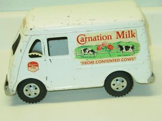 Vintage Tonka Carnation Milk Metro Van / Truck,  Pressed Steel Toy Vehicle
