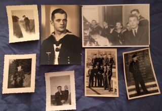 7 Wwii Ww2 Wehrmacht Military German Navy Kriegsmarine Uniform Photos,  Postcards