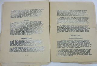 WW2 2nd US ARMY CORPS OUTLINE UNIT HISTORY & MARCHING SONG Printed in Italy 1944 4