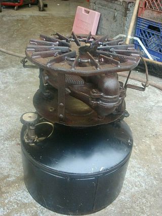 Vintage Coleman 457g Heatmaster Handy Gas Plant Heater Stove Burner