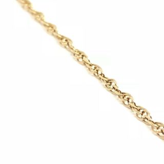 Vintage 9ct Gold Solid Cross Inc 17inch Prince of Wales Chain 