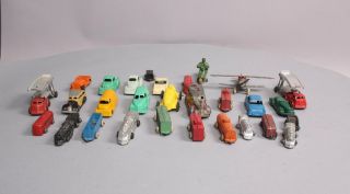 Tootsietoy & Barclay Vintage Cast Metal Cars,  Trucks,  Trains,  Motorcycle & Airpl