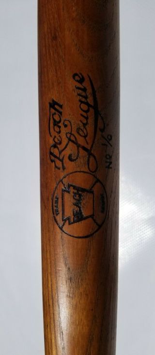 1899 - 1907 High End 34 " Reach League Antique Baseball Bat Louisville Sluger Era