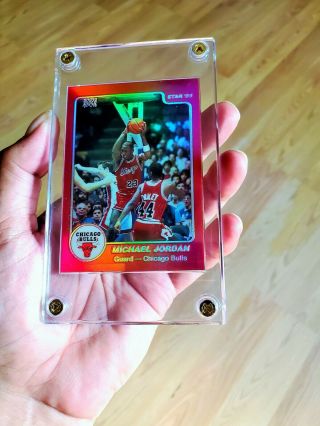 Rare 1996 Topps Refractor 1984 Star Rookie Retro 101 Michael Jordan