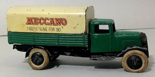 Vintage Pre War Dinky Toys Meccano Engineering For Boy 25b? Covered Wagon