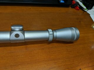 Leupold VX - II 4 - 12x50mm Rifle Scope Silver Matte finish rare 2