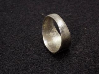 WWII US Army Sterling Silver & Gold Trench Art Ring - Sz.  9 - 1944 Manila 4