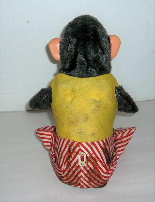 VINTAGE JOLLY THE CHIMP CYMBAL PLAYING MONKEY BATTERY OP.  TOY 3