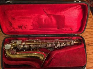 Vintage King Cleveland 613 Alto Saxophone Sax W/king Case,  Ca.  1941