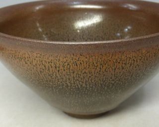 H060: Chinese tea bowl of porcelain of popular NOGIME - TENMOKU - CHAWAN 2