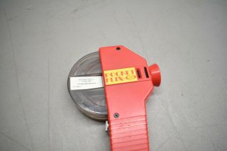 Vintage 1978 Pocket Flix Ideal Toy Corp Red - Missing Battery Cover 2