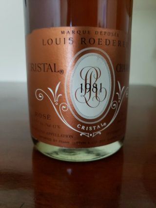 Louis Roederer Cristal Champagne Rose Vintage 1981 - 750ml