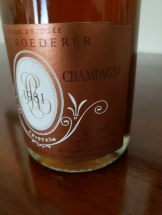 Louis Roederer Cristal Champagne rose Vintage 1981 - 750ml 6