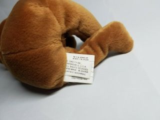 Authentic Ty Beanie Baby Old Face OF Brown Teddy Rare 1st/1st Gen Canadian MWNMT 5