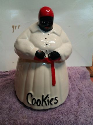 Mccoy Cookie Jar - Black Americana - Aunt Jemima - Mammy - Vintage (4)