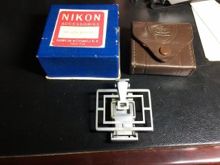 Vintage Nikon Sports Frame Finder With Carry Case And