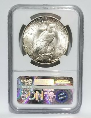 1927 - S NGC MS63,  RARE PLUS GRADE Peace Silver Dollar KEY SAN FRANCISCO BRIGHT 2