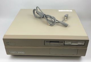 Vintage Commodore Amiga 2000 With Power Cord,  And