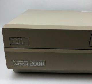 Vintage Commodore Amiga 2000 With Power Cord,  and 6