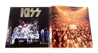 KISS Alive On Tour 1976 Rare Concert Book Program w/ KISS Army Insert 11