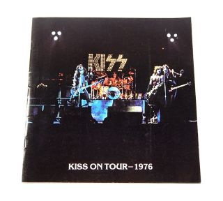 Kiss Alive On Tour 1976 Rare Concert Book Program W/ Kiss Army Insert
