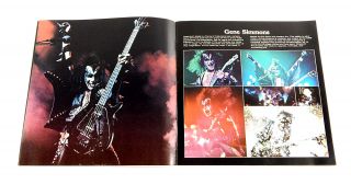 KISS Alive On Tour 1976 Rare Concert Book Program w/ KISS Army Insert 3